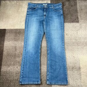 Y2K Levis 526 Slender Bootcut Jeans Womens 16 Medium Blue Denim Stretch Boho